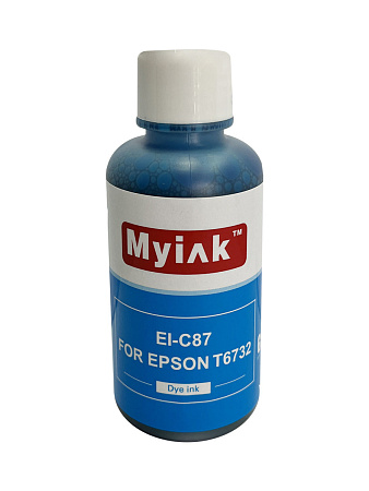 Чернила для EPSON (T6732) L100/L200/ L655/ L800/ L805/ L1800 (100мл, cyan Dye) EI-C87 Gloria™ MyInk Чернила для EPSON (T6732) L100/L200/ L655/ L800/ L805/ L1800 (100мл, cyan Dye) EI-C87 Gloria™ MyInk