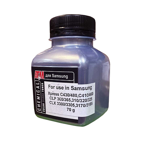 Тонер для SAMSUNG C430/480,CLP360/325 (фл,70,ч,Chemical) Silver ATM 