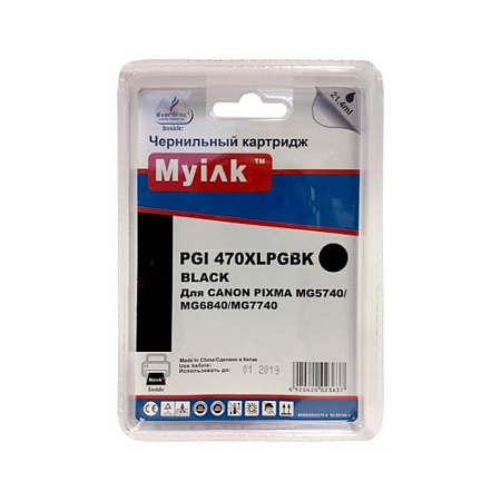 Картридж для CANON PGI-470XLPGBK PIXMA MG7740/6840/5740 Black MyInk Картридж для CANON PGI-470XLPGBK PIXMA MG7740/6840/5740 Black MyInk