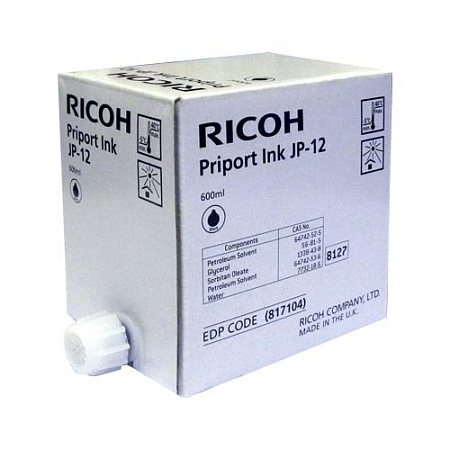 Краска Ricoh Priport JP-3000/DX 3240 type JP12 (т,600ml,ч) (o) 