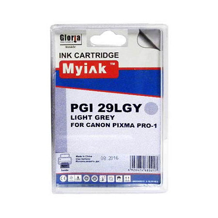 Картридж для CANON PGI-29LGY PIXMA PRO-1 Light Gray MyInk 