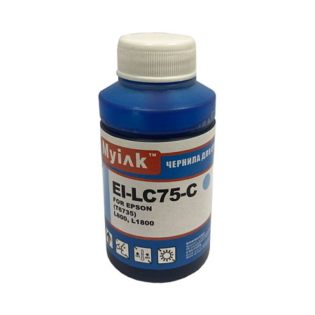 Чернила для EPSON L800/L1800 EI-LC75-C (70мл, Light Cyan Dye) MyInk 