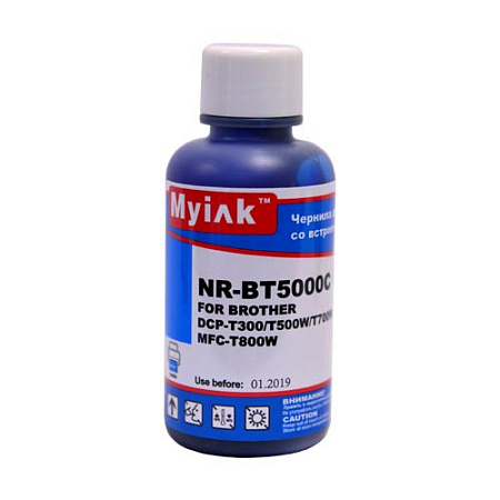 Чернила для Brother InkBenefit Plus DCP-T300/T500/T700/MFC-T800 (100мл,cyan, Dye) BT5000C MyInk Чернила для Brother InkBenefit Plus DCP-T300/T500/T700/MFC-T800 (100мл,cyan, Dye) BT5000C MyInk