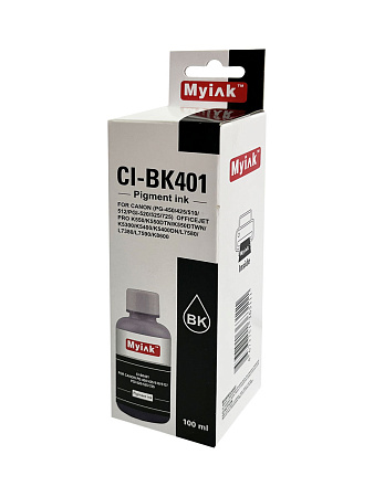 Чернила для CANON PG-450/425/510/512/PGI-520/525/725 (100мл,Pigment,black) CI-BK401 EverBrite™ MyInk Чернила для CANON PG-450/425/510/512/PGI-520/525/725 (100мл,Pigment,black) CI-BK401 EverBrite™ MyInk