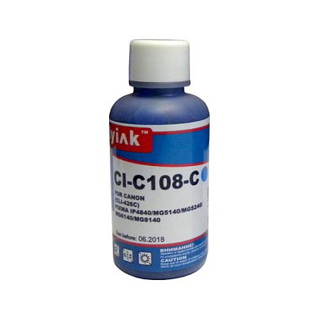 Чернила для CANON CLI-426/526/726C(100мл,cyan Dye) CI-C108-C Gloria™ MyInk 