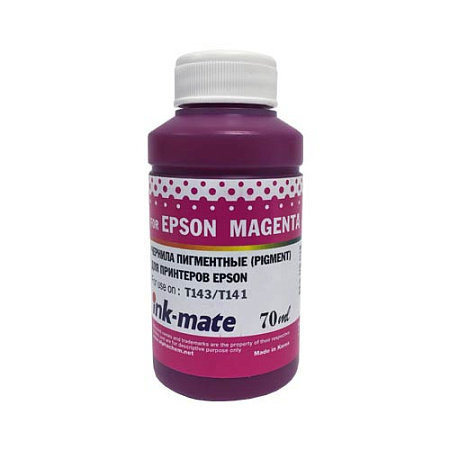 Чернила для EPSON (T143/T141) (70мл, magenta, Pigment) EIM-143PM Ink-Mate 