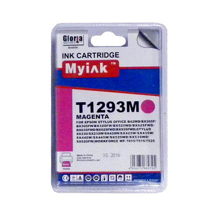 Картридж для (T1293) EPSON St SX420/525/620/Office BX305/525 Magenta (10ml, Pigment) MyInk SAL 
