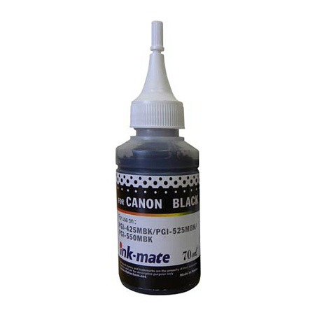 Чернила для CANON PGI-425MBK/ PGI-525MBK/ PGI-550MBK (70мл,black, Pigment ) CIM-720MB Ink-Mate 