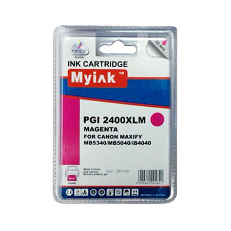 Картридж для CANON  PGI-2400XLM MAXIFY MB5340/MB5040/iB4040 Magenta (20,4ml, Pigment) MyInk 