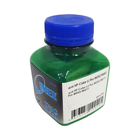Тонер для HP Color LJ M252/M277/M452/M477 (фл, 60,син,Polyester,TMC040 IMEX) Green Line 
