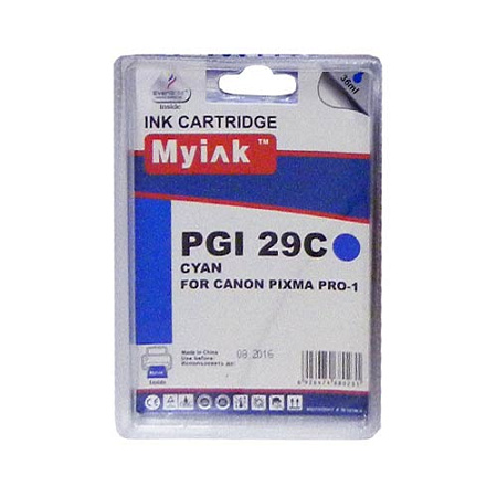 Картридж для CANON PGI-29C PIXMA PRO-1 Cyan MyInk  SAL 