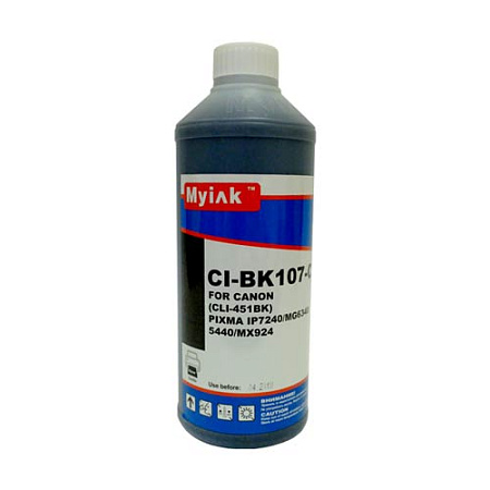 Чернила для CANON CLI-451BK (1л,black Dye) CI-BK107-C Gloria™ MyInk 