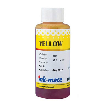 Чернила для EPSON (T0824/T0814/T0804) St Photo R270/390/RX590/T50/P50 (100мл, yellow, Dye) EIM-290Y  Ink-Mate 