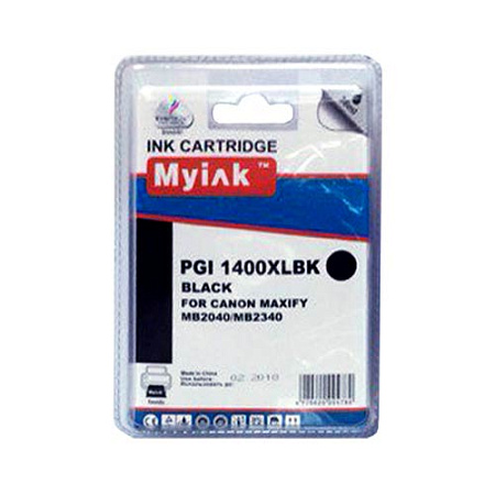 Картридж для CANON  PGI-1400XLBK MAXIFY МВ2040/МВ2340 Black (36ml, Pigment) MyInk 