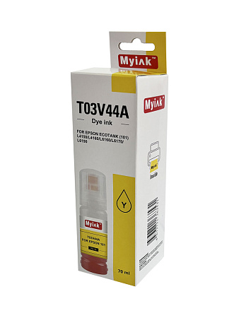 Чернила для EPSON EcoTank (101) L4150/L4160/L6160/L6170/L6190 (70мл,yellow, Dye) T03V44A MyInk Чернила для EPSON EcoTank (101) L4150/L4160/L6160/L6170/L6190 (70мл,yellow, Dye) T03V44A MyInk