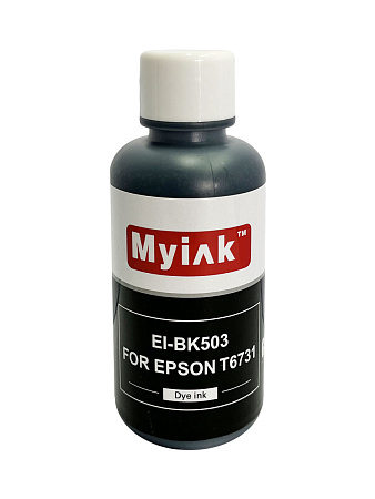 Чернила для EPSON (T6731/T6641) L100/ L200/L800/ L805/ L1800 (100мл, black, Dye) EI-BK503 Gloria™ MyInk Чернила для EPSON (T6731/T6641) L100/ L200/L800/ L805/ L1800 (100мл, black, Dye) EI-BK503 Gloria™ MyInk