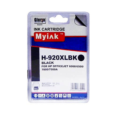 Картридж для (920XL)  HP OfficeJet 6500 CD975A Black (53,6ml, Pigment) MyInk SAL 