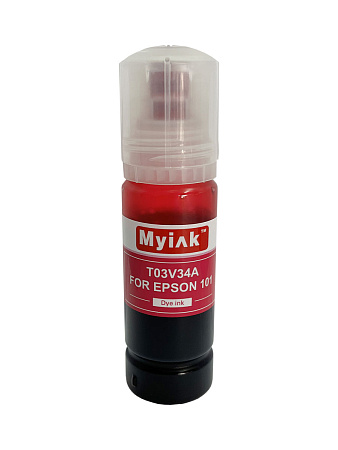 Чернила для EPSON EcoTank (101) L4150/L4160/L6160/L6170/L6190 (70мл,magenta, Dye) T03V34A MyInk Чернила для EPSON EcoTank (101) L4150/L4160/L6160/L6170/L6190 (70мл,magenta, Dye) T03V34A MyInk