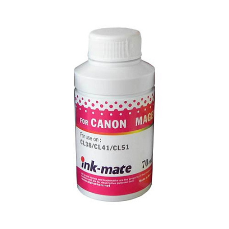 Чернила для CANON CL38/CL41/CL51/CLI-8 (70мл, magenta, Dye) CIM-41C Ink-Mate 