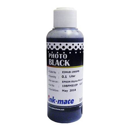 Чернила для EPSON (T0871) R1900/2000 (100мл, photo black, Pigment ) EIMUB-1900PB Ink-Mate SAL 