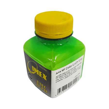 Тонер для HP Color LJ CP 1215/1515/1518/1525/СМ1312/CM1415/CP1025/2025 (фл,40,желт,Polyester,TMC040 IMEX) Green Line 