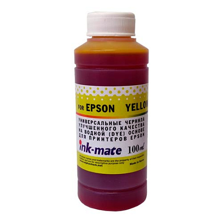 Чернила универсальные улучшенного качества для EPSON (100мл,yellow, Dye) EIMB-UYN Ink-Mate 
