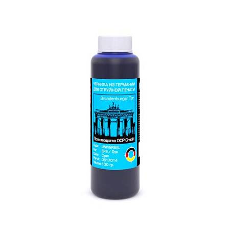 Чернила универсальные для картриджей EPSON (100мл,cyan,Dye) Bursten Ink 