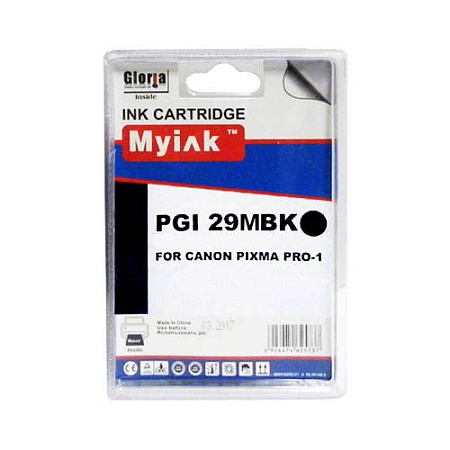 Картридж для CANON  PGI-29MBK PIXMA PRO-1 Matte Black MyInk  SAL 
