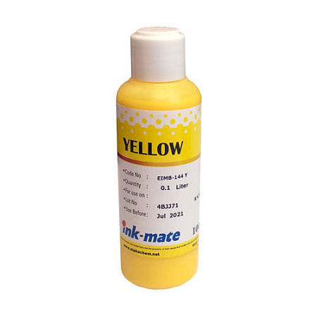 Чернила для EPSON (T144) (100мл, yellow, Pigment) EIMB-144PY Ink-Mate 