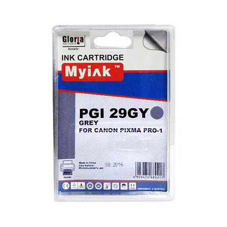 Картридж для CANON PGI-29GY PIXMA PRO-1 Gray MyInk  SAL 