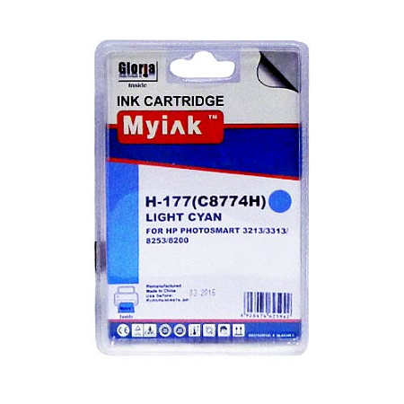 Картридж для (177)  HP PhotoSmart 8253 C8774H Light Cyan (11,4 ml) MyInk  SAL 
