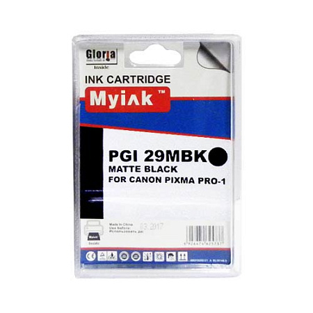 Картридж для CANON PGI-29MBK PIXMA PRO-1 Matte Black MyInk 