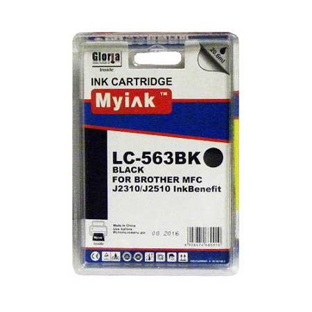 Картридж для Brother MFC-J2510 (LC563BK) Black MyInk 
