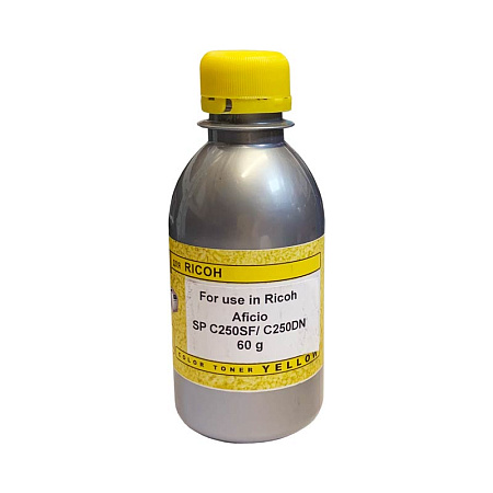 Тонер для RICOH SP C250 (фл,60,желт,Chemical) Silver ATM 