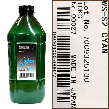 Тонер для KYOCERA FS Color Универсал тип WS-S2-C (фл,1кг,син,IMEX) Green Line 