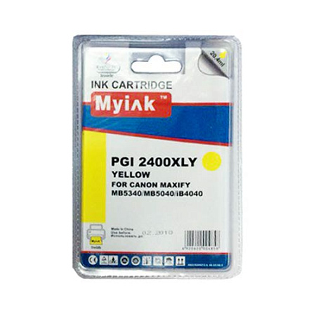 Картридж для CANON  PGI-2400XLY MAXIFY MB5340/MB5040/iB4040 Yellow (20,4ml, Pigment) MyInk SAL 