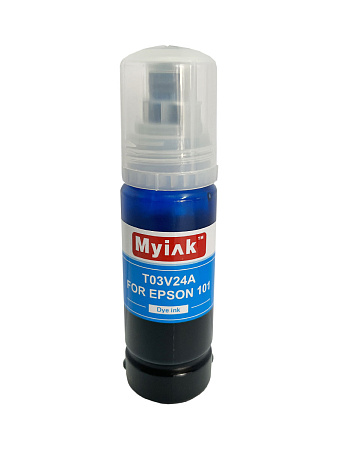Чернила для EPSON EcoTank (101) L4150/L4160/L6160/L6170/L6190 (70мл, cyan, Dye) T03V24A MyInk Чернила для EPSON EcoTank (101) L4150/L4160/L6160/L6170/L6190 (70мл, cyan, Dye) T03V24A MyInk
