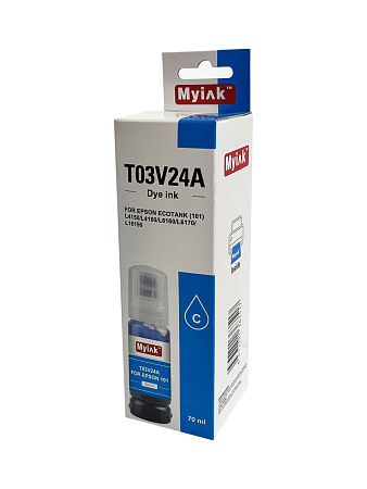 Чернила для EPSON EcoTank (101) L4150/L4160/L6160/L6170/L6190 (70мл, cyan, Dye) T03V24A MyInk Чернила для EPSON EcoTank (101) L4150/L4160/L6160/L6170/L6190 (70мл, cyan, Dye) T03V24A MyInk