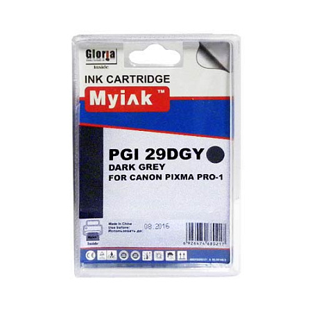 Картридж для CANON PGI-29DGY PIXMA PRO-1 Dark Gray MyInk SAL 